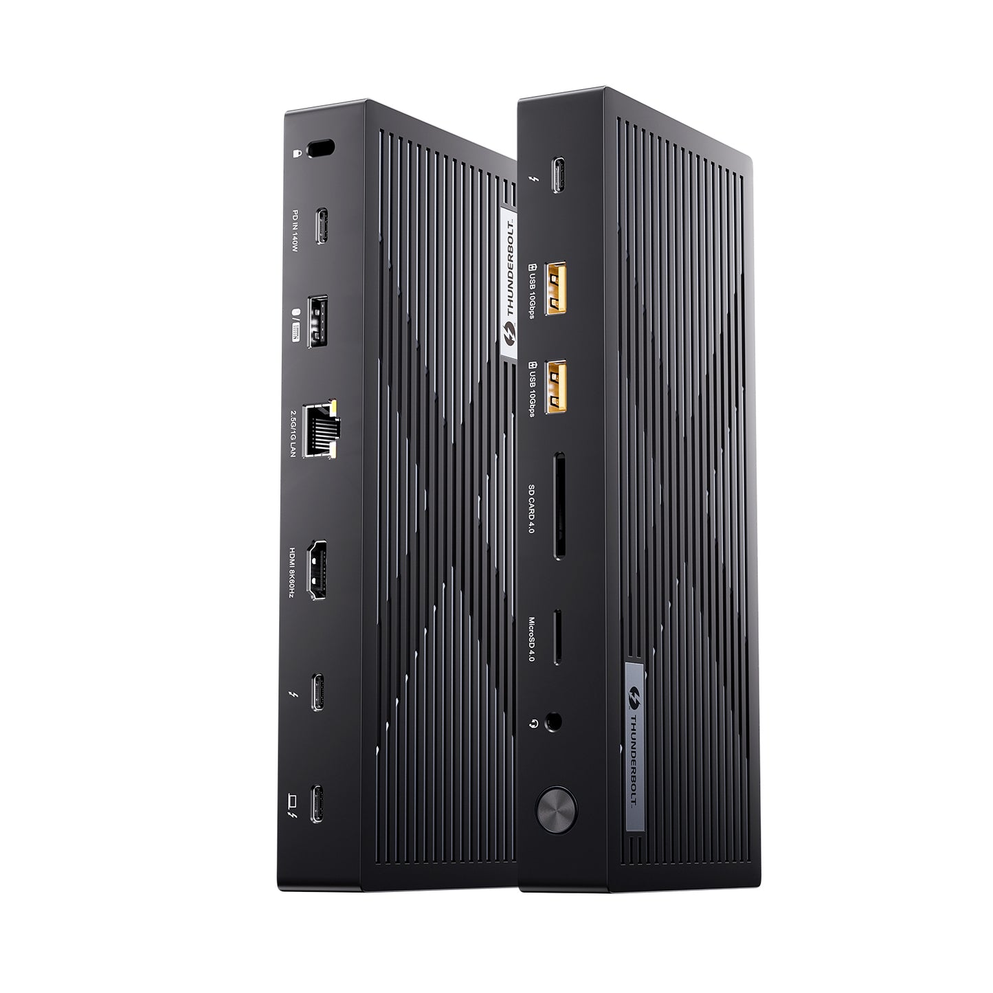 Broway 12-in-1 Thunderbolt 4 PD3.1 Dock with GaN PD 140W adapter