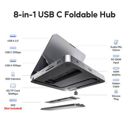 Broway 8-in-1 Docking Station for iPad