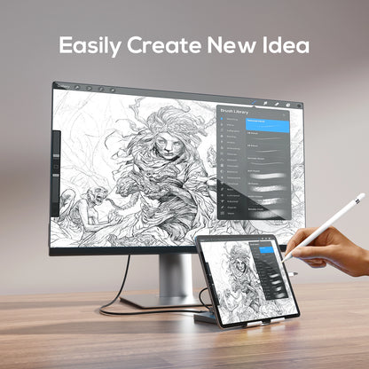 Broway 6-in-1 iPad Stand, Laptop Docking Station