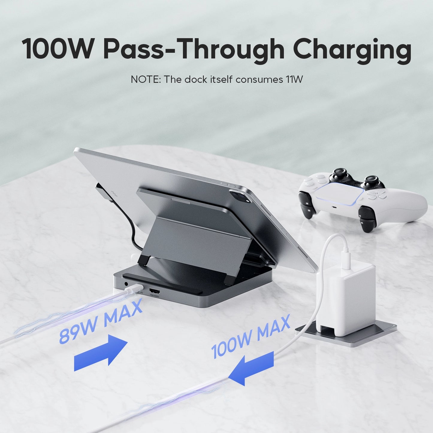 Broway 8-in-1 Docking Station for iPad