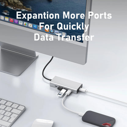 Broway 5 Port USB C Hub 10Gbps for Laptop